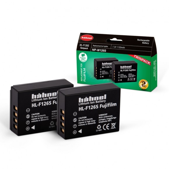 Hahnel HL-F126s Fuji - Twin Pack